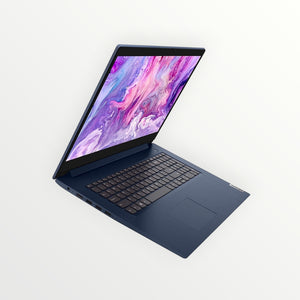 Ideapad 3 Laptop, 17.3" HD+ Screen, Intel Core I5-1035G1 Processor, 12GB RAM, 512GB SSD, HDMI, Wi-Fi, Bluetooth, Windows 11 Home, Blue