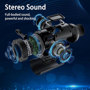 Bluetooth Speaker, IP65 Waterproof Portable Speaker with 360° HD Stereo Sound, Punchy Bass, TWS Pairing, 24H Playtime, Wireless Speakers for Home/Outdoor/Camping/Beach, Gifts for Unisex