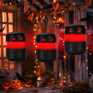 6-Pack Halloween Skull Lantern, Collapsible Camping Lantern