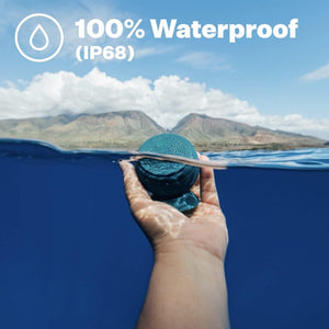– Bluetooth Speaker-Waterproof, Durable W/Built-In Storage (2,000 Songs) - Dual Wireless Speaker Pairing – Portable Bluetooth Speaker - Barnacle Pro Outdoor Speaker - Manta Ray Black