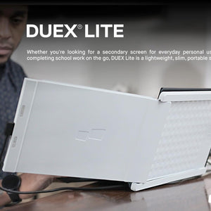 Lite Mobile Pixels Portable Monitor for Laptops 12.5" Full HD IPS Screen,Usb C Mobile Monitor Extender,Plug and Play,Any Laptops Compatible (White)