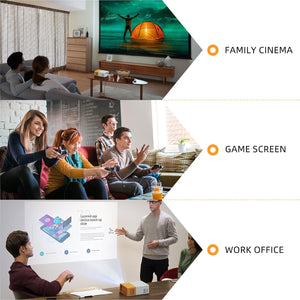 Mini Projector Wifi Portable Movie Projector Phone