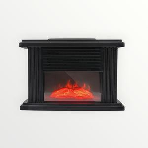 2026 Freestanding Indoor Fireplace Stove Heater Featuring Realistic 3D Flame Effect Adjustable Thermostat Portable Design for Smart Home