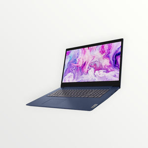 Ideapad 3 Laptop, 17.3" HD+ Screen, Intel Core I5-1035G1 Processor, 12GB RAM, 512GB SSD, HDMI, Wi-Fi, Bluetooth, Windows 11 Home, Blue