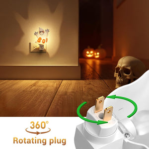 Halloween Night Light,Ghost Nightlight with UL,C7 Bulbs