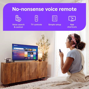 Roku 40" Select Series 1080P Full HD Smart Roku TV with Roku TV Remote: Streaming, Apple Airplay, 3 HDMI Ports