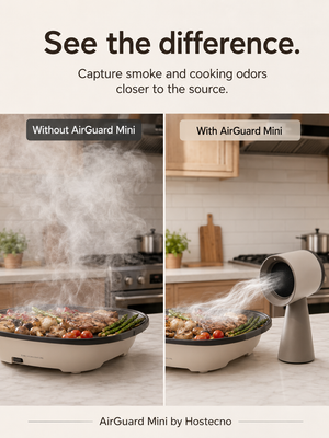 AirGuard Mini before and after smoke capture comparison