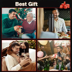 1000ML Smart Thermos Bottle - Keep Your Drinks Hot or Cold with Intelligent Temperature Display