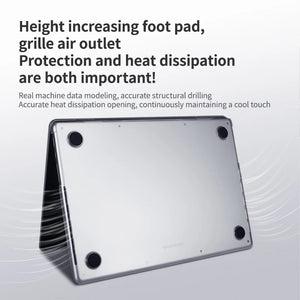 Stylish Transparent Laptop Case for MacBook Pro 14/16 & Air 13.6/15 - Ultimate Protection & Fashion