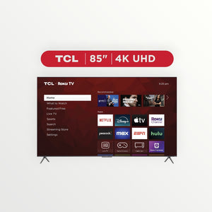 85” Class S4 (85S410R) 4K UHD HDR LED Smart TV with Roku TV
