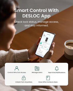 Palm Vein Smart Lock, K140Plus Rechargeable Wifi Keypad Deadbolt