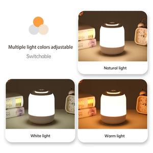 LED Night Light Touch Lamp Table Lamp Bedside Lamp Bedroom Lamp with Touch Sensor Portable Desk Lamp Light for Kids Gifts Led