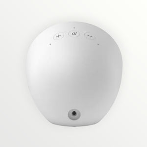 Echo Spot (2024 Release) Smart Alarm Clock with Vibrant Sound plus Alexa, Glacier White