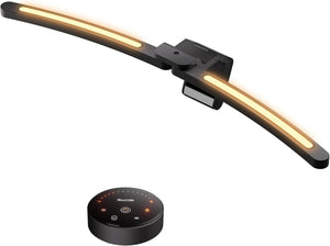 Curved Monitor Light Bar for 34"+ Ultrawide, Curve-Matching Pivoting