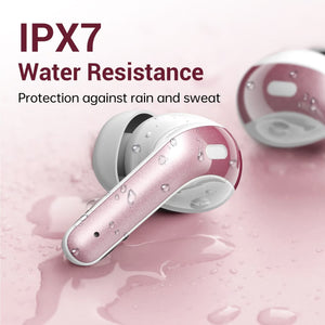 VEATOOL X15 Wireless Earbuds Bluetooth 5.3 Headphones,72H Hi-Fi Stereo Deep Bass Earphones with Noise Cancelling Mic IP7 Waterproof Sport Headset with LED Power Display for Laptop Pad Phones