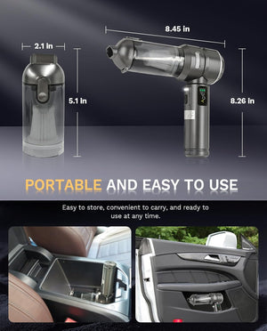 Cordless Handheld Car Vacuum Cleaner, Mini Vacuum Duster
