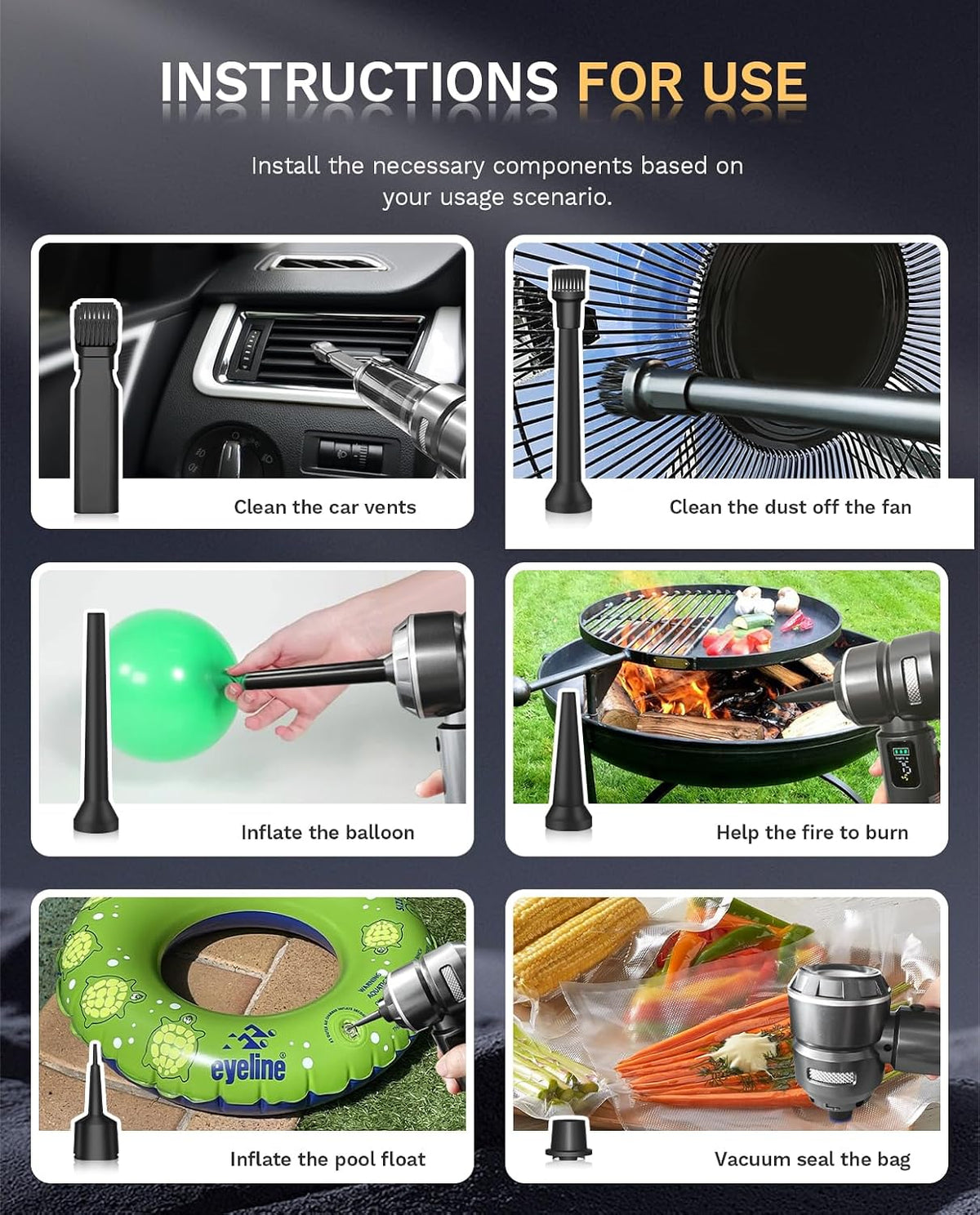 Cordless Handheld Car Vacuum Cleaner, Mini Vacuum Duster