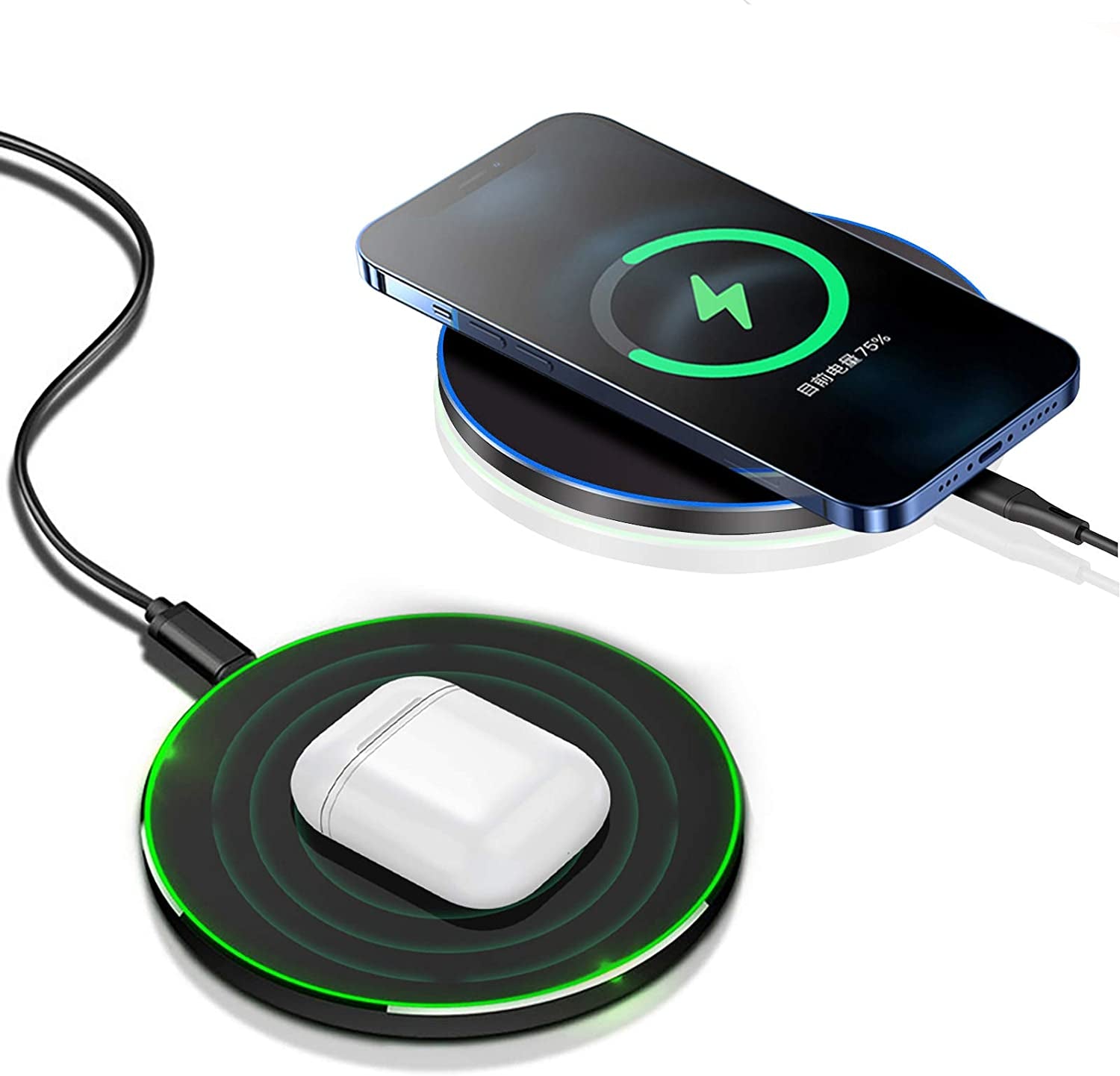 Revolutionary 20W Fast Wireless Charging Pad - Perfect for iPhone 17/17 Pro, Samsung Galaxy S25/S24, Google Pixel, and More!