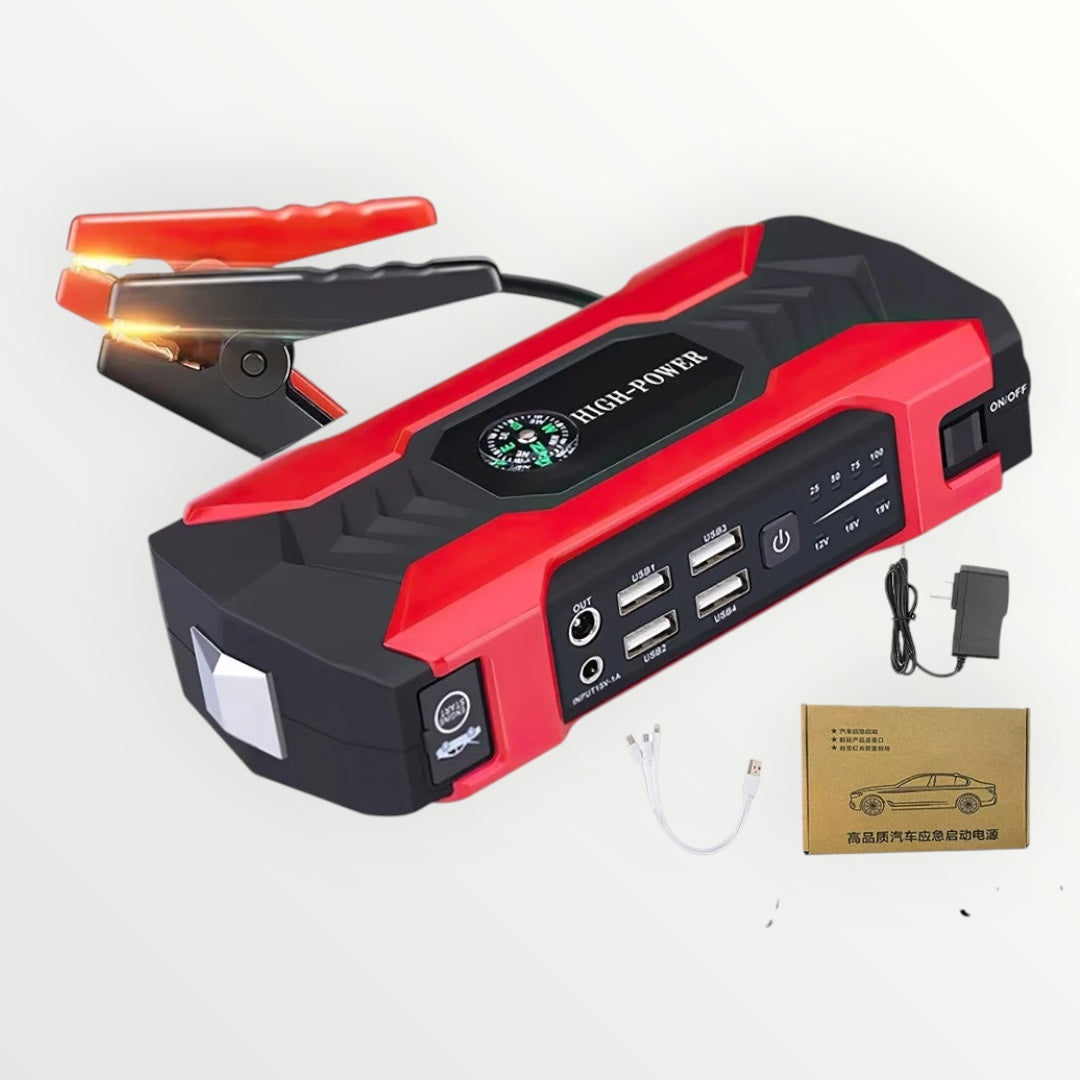 Car Jump Starter, 28000Mah 600A 12V Portable Charger Power Bank for Car Booster Battery with LED Flash Light