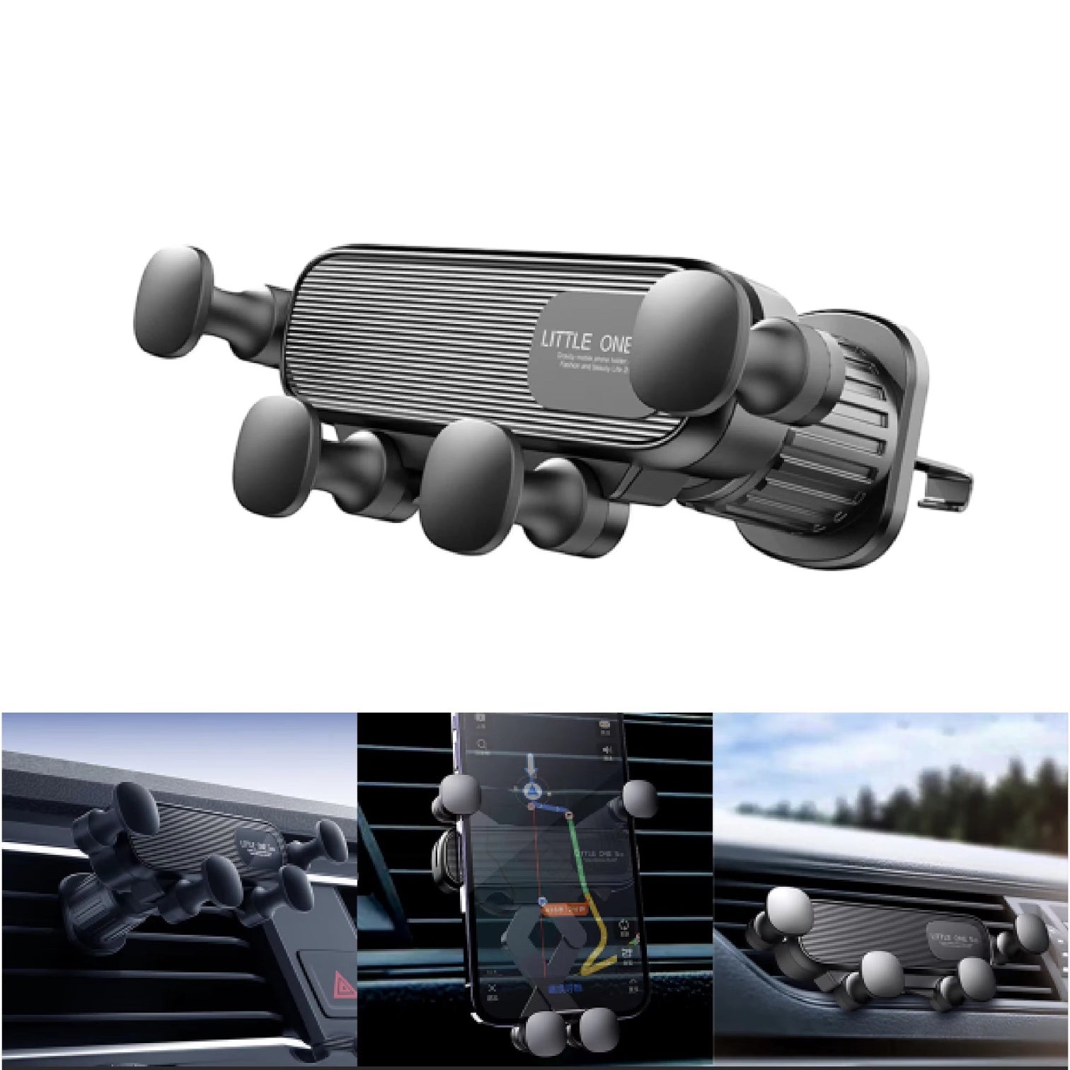 Magnetic Car Phone Holder for 4.7-7 Inch Support Mobile Phone Car Air Vent Mount Universal Shockproof GPS Clip Smartphone Stand