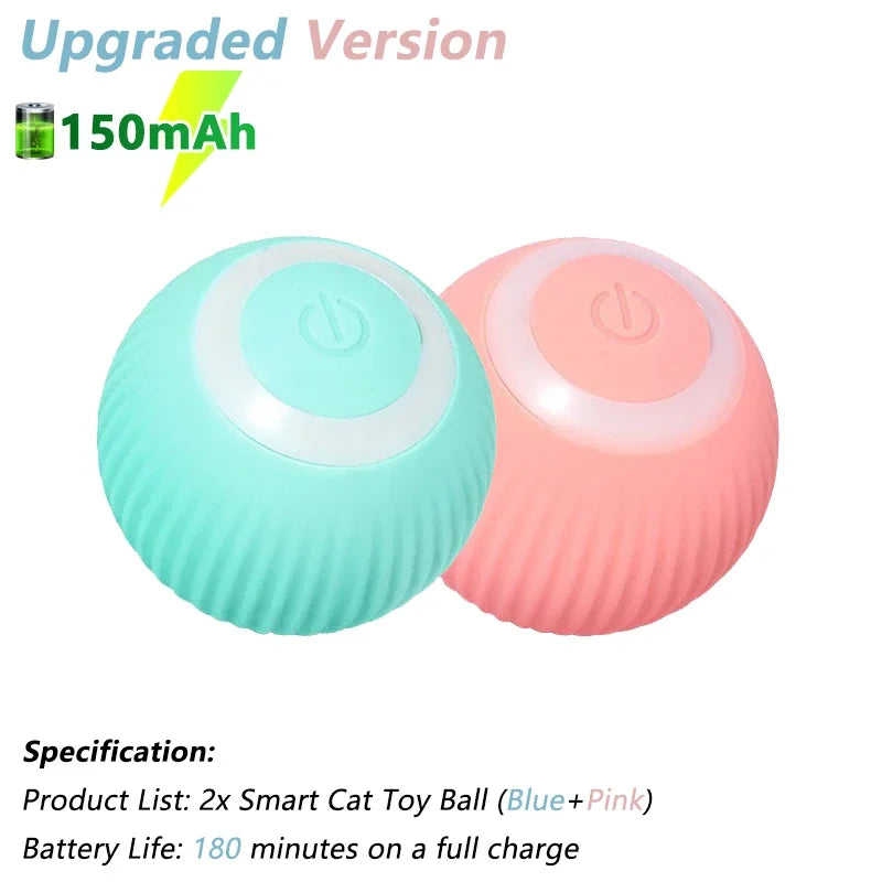 Engaging Smart Cat Toy Ball - Interactive Electric Rolling Ball for Cats | Perfect for Fun and Exercise