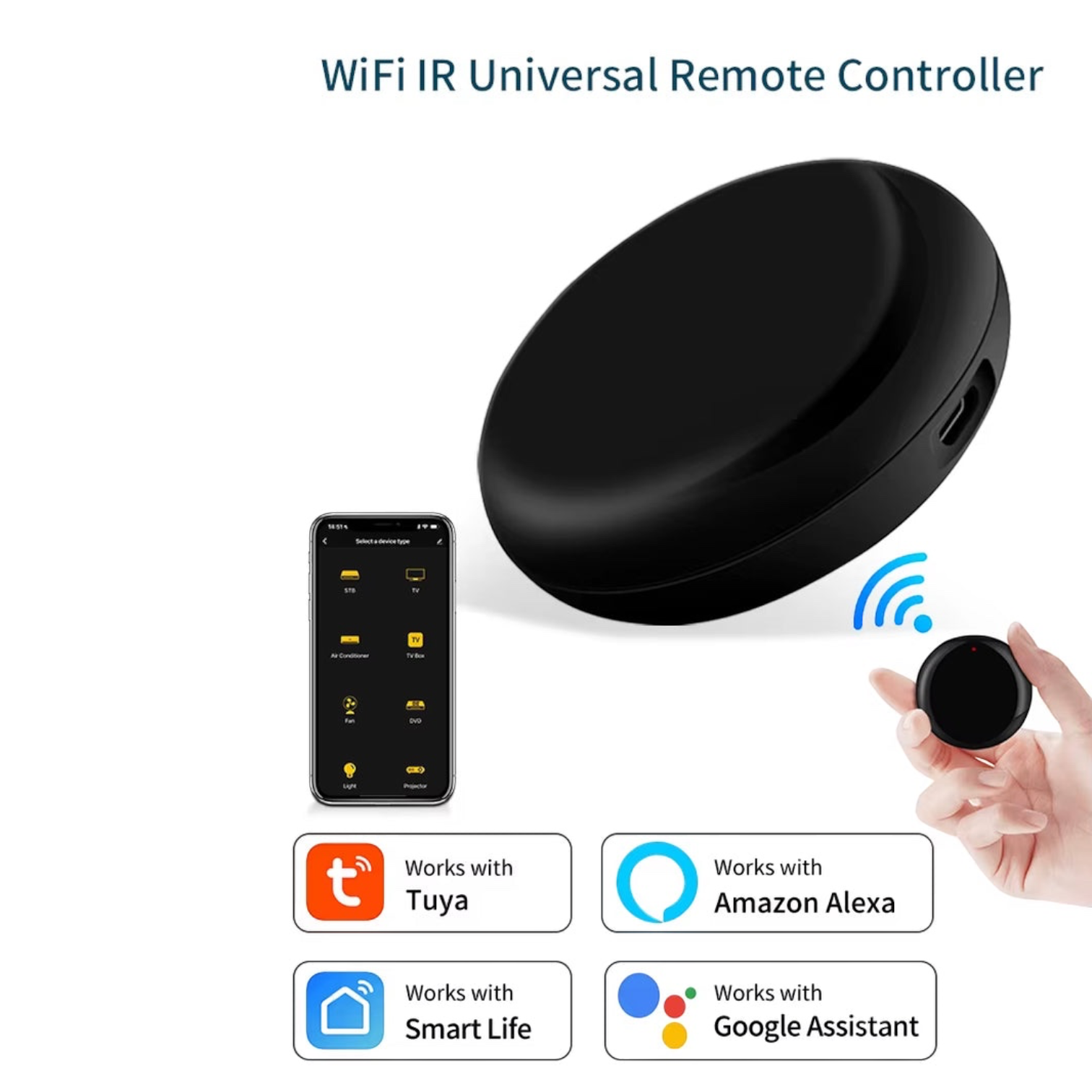 Tuya Wifi Smart Universal IR Remote Controller DIY Infrared Remote Control for TV Air Conditioner Smart Life Alexa Google Home