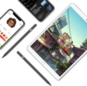 Premium Rechargeable Fine Tip 1.4mm Stylus for iPad & iPhone - Perfect for Drawing and Writing!