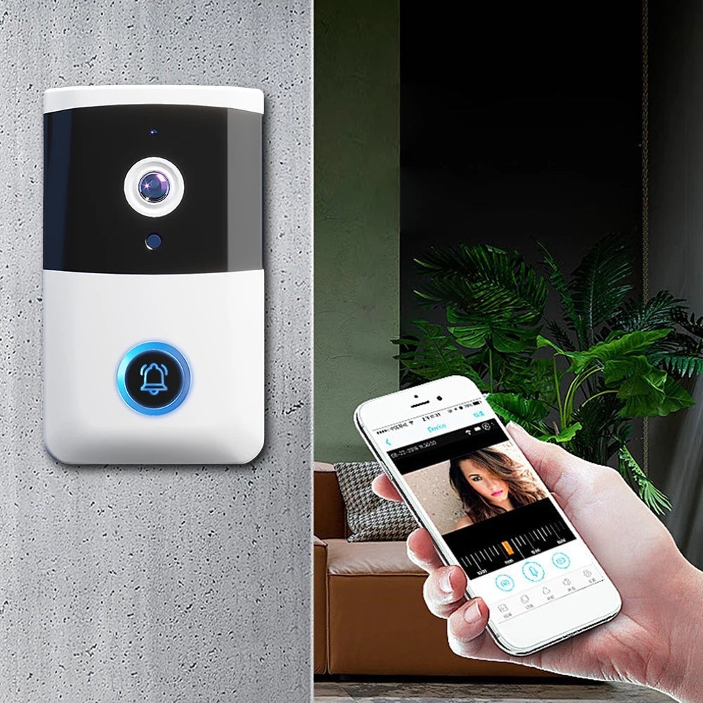 Wifi Wireless Video Doorbell IR Night Vision Doorbell Camera Home Door Bell for Home Security Alarm System