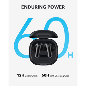 P40I by Anker, Noise Cancelling Wireless Earbuds, Black