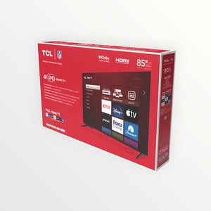 85” Class S4 (85S410R) 4K UHD HDR LED Smart TV with Roku TV