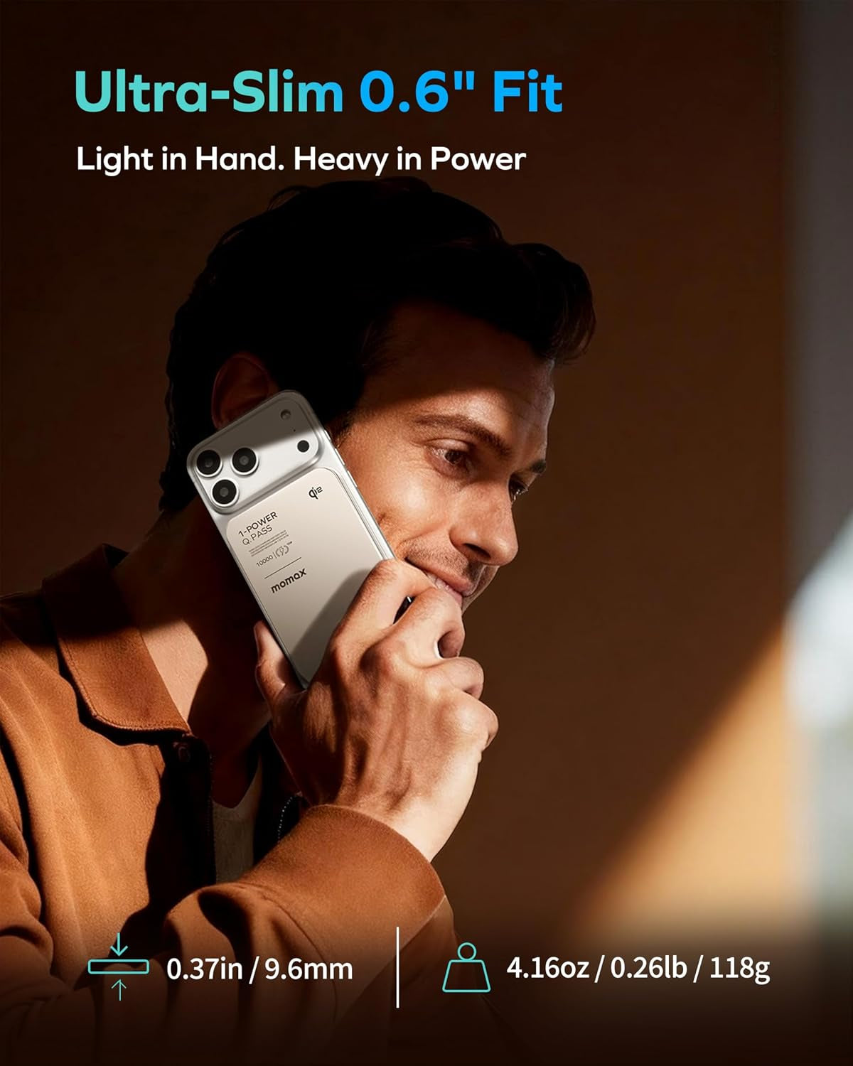 Qi2 Magnetic Power Bank, 10000Mah Everyday Portable Charger