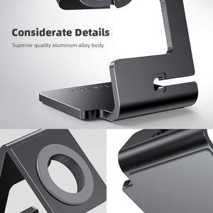 Watch Stand for Apple Watch Magnetic Fast Charger - Desk Charging Stand Holder Dock for Apple Iwatch Series SE3 SE2 Ultra 3, Series 11 10 9 8 7 6 5(49Mm 46Mm 45Mm 44Mm 42Mm 41Mm 40Mm 38Mm)