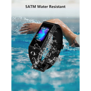 Band Health Tracker with Extra Color Band , Smart Watch Fitness Tracker, Heart Rate Monitor, Step Counter, Sleep Monitor, High Res Color Touchscreen and Water Resistant