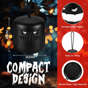 6-Pack Halloween Skull Lantern, Collapsible Camping Lantern