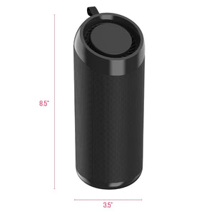 Aquaboost 5-Watt Boom Box High Definition Portable Bluetooth Speaker, Black