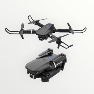 Mini Drone with Camera HD 1080P Foldable Quadcopter with 1 Battery - Black