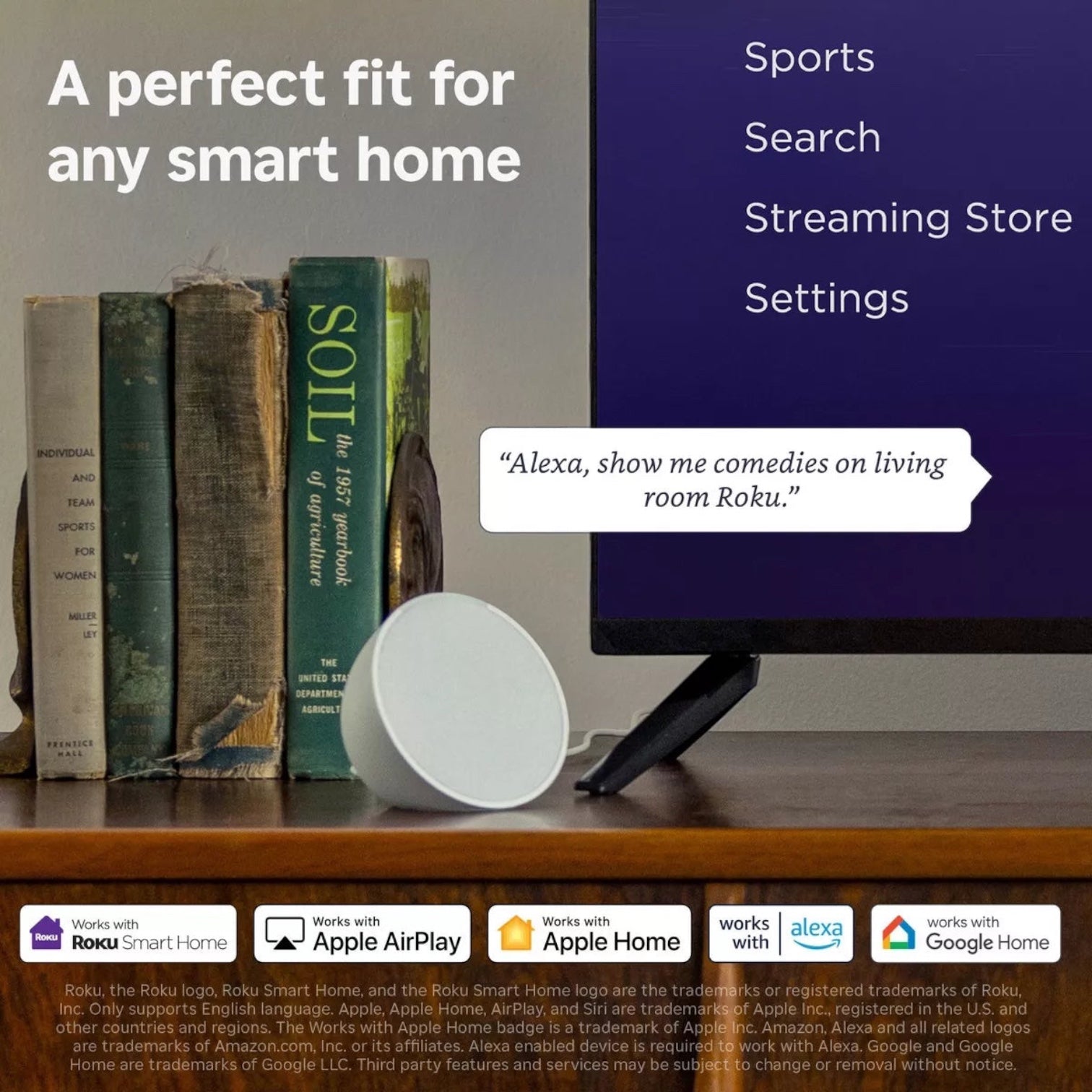 Roku 40" Select Series 1080P Full HD Smart Roku TV with Roku TV Remote: Streaming, Apple Airplay, 3 HDMI Ports