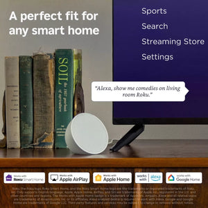 Roku 40" Select Series 1080P Full HD Smart Roku TV with Roku TV Remote: Streaming, Apple Airplay, 3 HDMI Ports