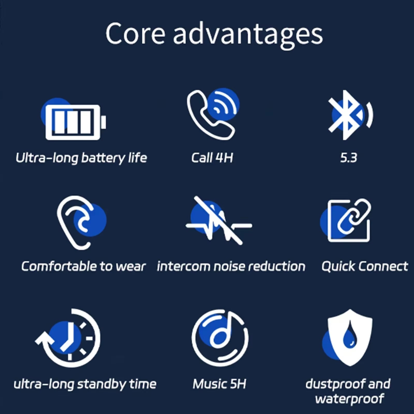 Original BY01 OWS Wireless Bluetooth 5.3 Earphones T26 Long Battery Life Earbuds HIFI Sound Quality Headphone Smart HD Call