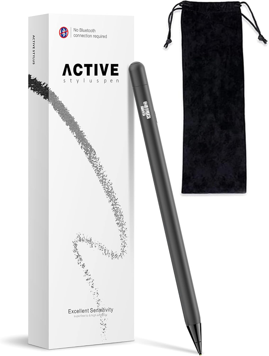 Premium Rechargeable Fine Tip 1.4mm Stylus for iPad & iPhone - Perfect for Drawing and Writing!