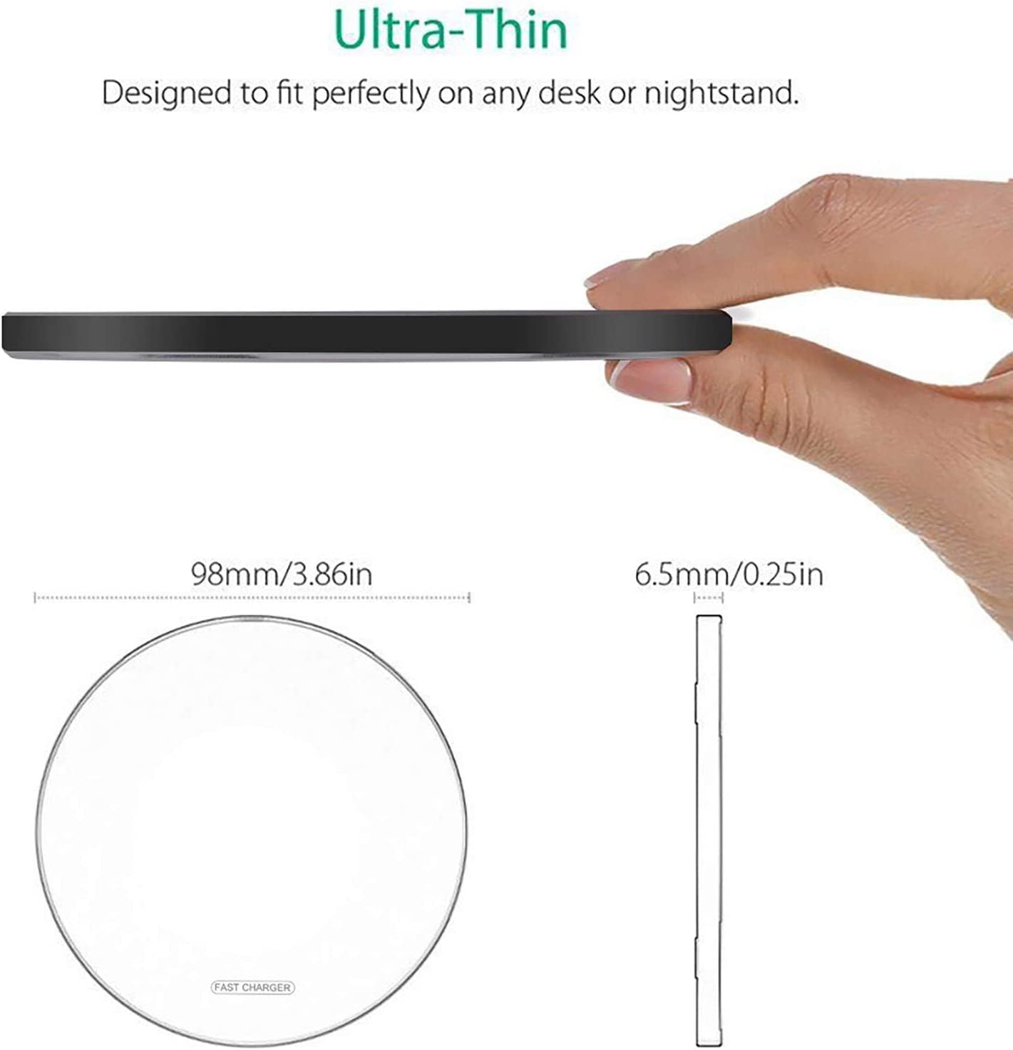 Revolutionary 20W Fast Wireless Charging Pad - Perfect for iPhone 17/17 Pro, Samsung Galaxy S25/S24, Google Pixel, and More!