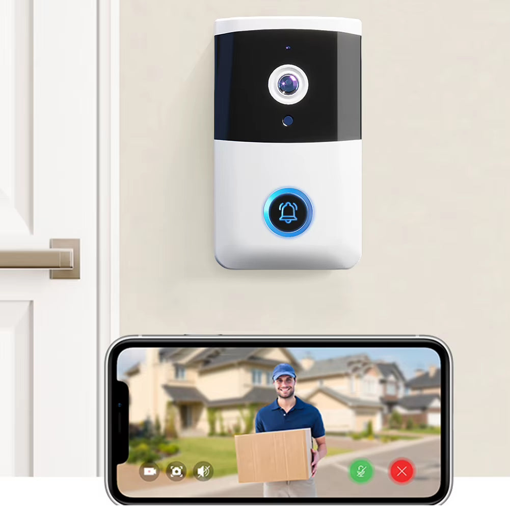 Elevate Your Home Security with Our Wifi Doorbell Camera Featuring IR Night Vision and Two-Way Audio
