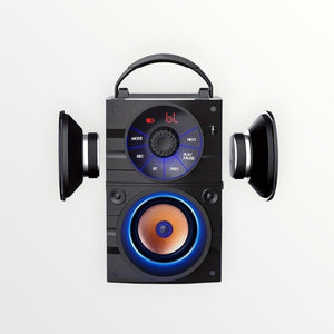 Portable Bluetooth Speaker, Bluetooth 5.3, Outdoor/Indoor Speaker Set,Dual Speakers, Subwoofer, Home Sound Package, with Dual Wireless Microphones,Remote Control,For Home, Camping, Travel