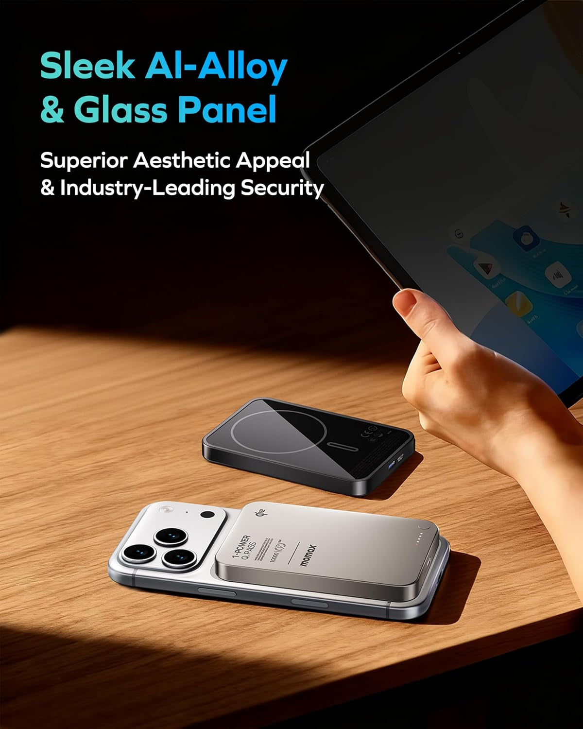 Qi2 Magnetic Power Bank, 10000Mah Everyday Portable Charger