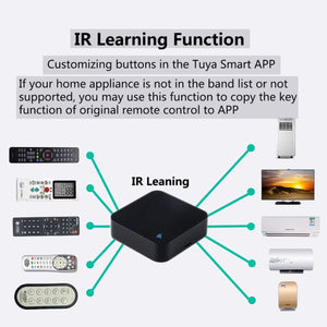 IR Remote Control Smart Wifi Universal Infrared Tuya for Smart Home Control for TV DVD AUD AC Works with Amz Alexa Google Home