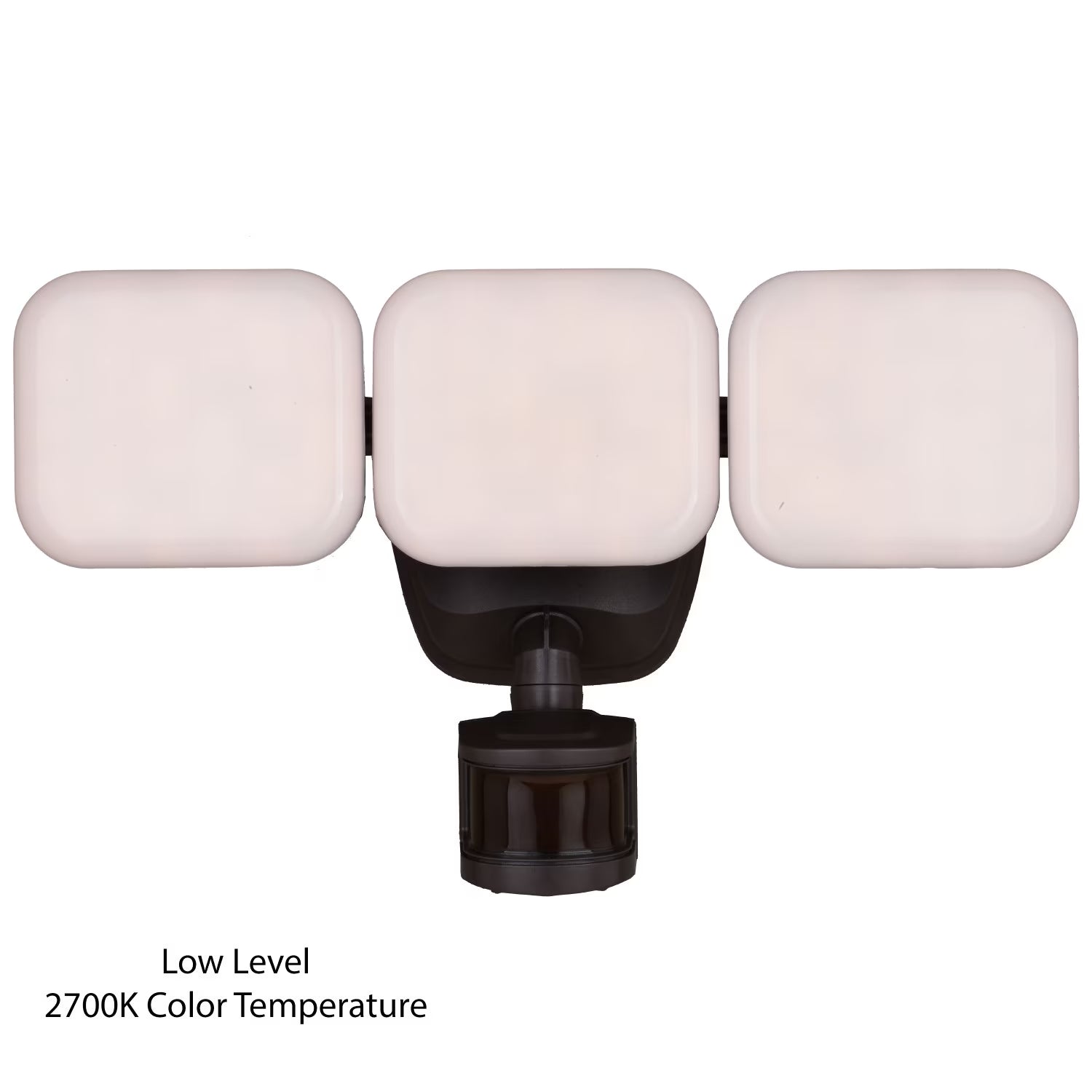 - Theta - 33W 3 LED Outdoor Motion Sensor Flood Light in Contemporary