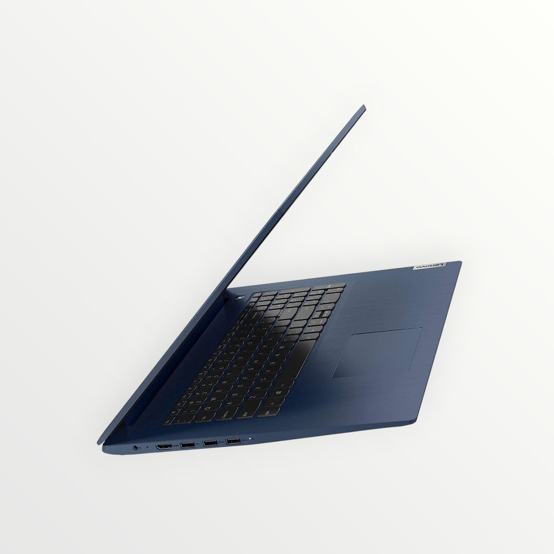 Ideapad 3 Laptop, 17.3" HD+ Screen, Intel Core I5-1035G1 Processor, 12GB RAM, 512GB SSD, HDMI, Wi-Fi, Bluetooth, Windows 11 Home, Blue
