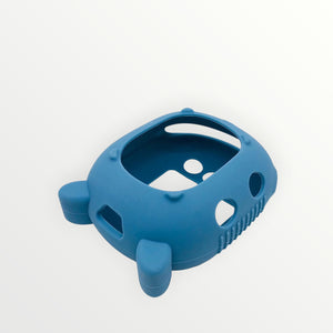 Silicone Cover Case for JBL Clip 4 Portable Bluetooth Speaker, Protective Carrying Case for JBL Clip 4 Portable Bluetooth Speaker Stand up Holder (Blue)