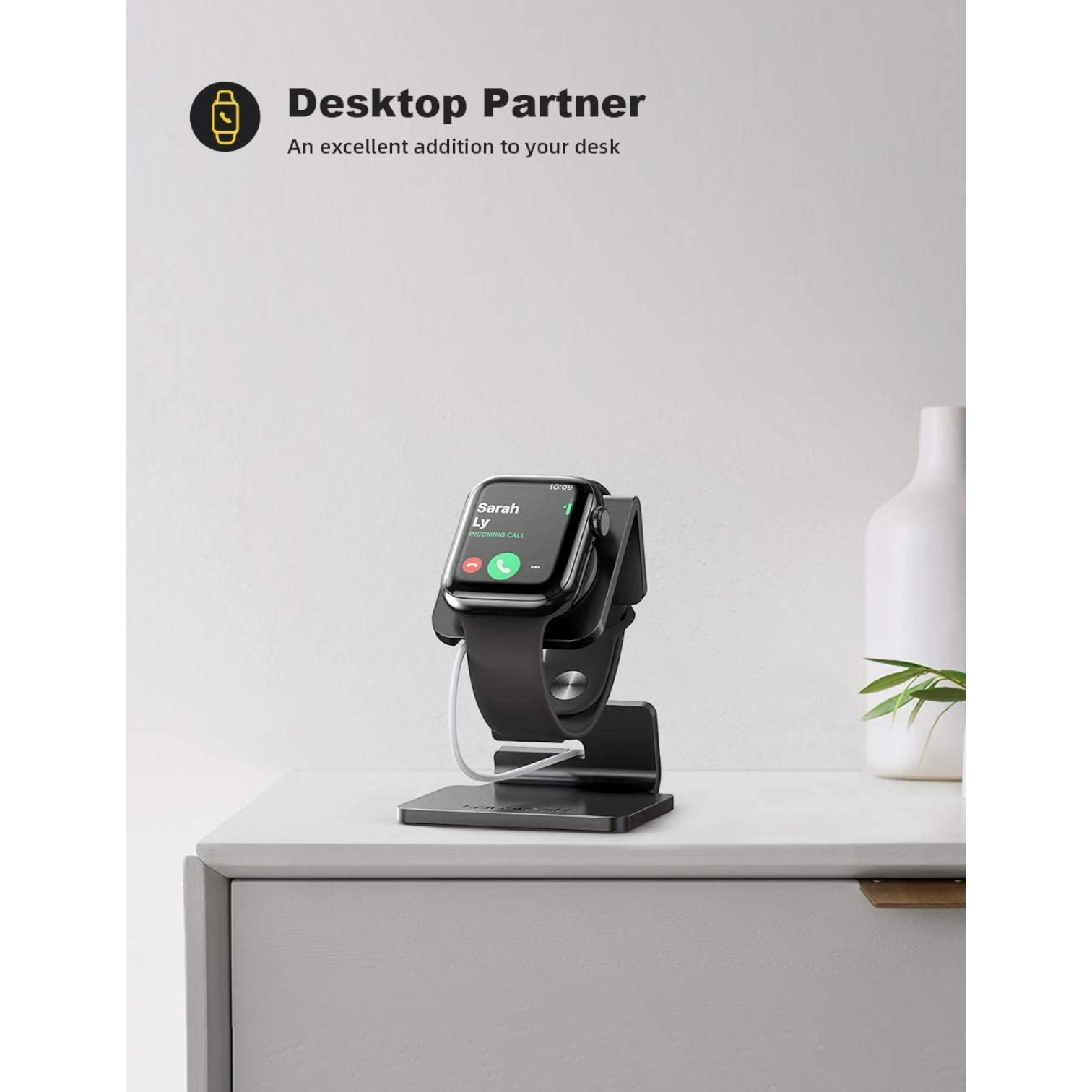 Watch Stand for Apple Watch Magnetic Fast Charger - Desk Charging Stand Holder Dock for Apple Iwatch Series SE3 SE2 Ultra 3, Series 11 10 9 8 7 6 5(49Mm 46Mm 45Mm 44Mm 42Mm 41Mm 40Mm 38Mm)