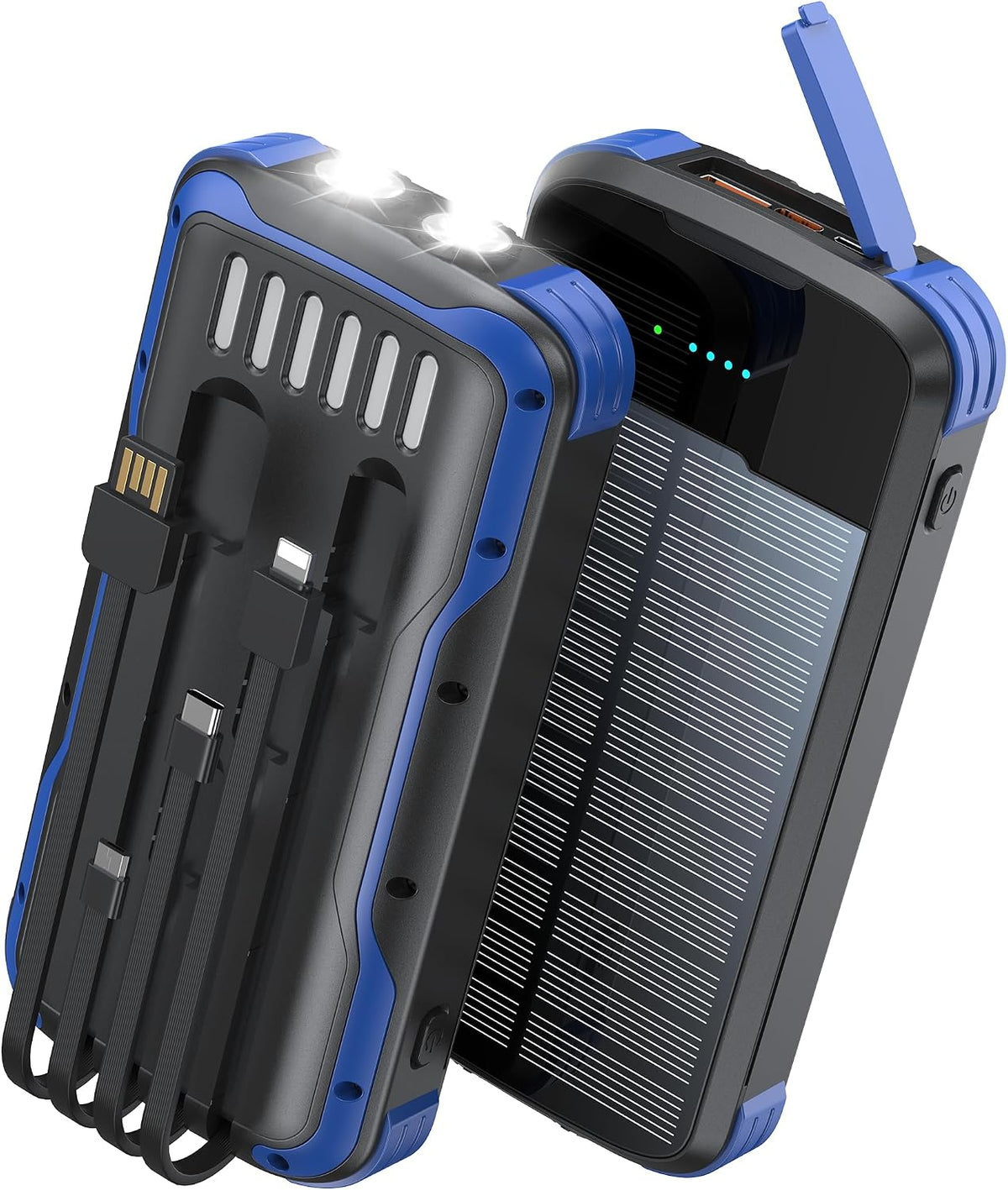 Solar Power Bank 40000Mah PD20W Fast Charging Portable Solar Charger
